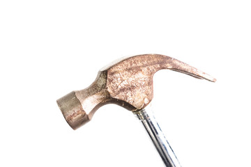 Head of metal Hammer isolated