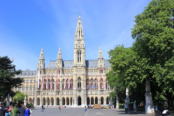 Das berühmte Rathaus von Wien