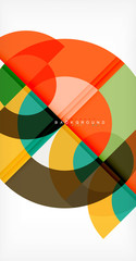 Obraz premium Modern circle abstract background