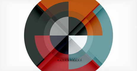 Obraz premium Vector circle abstract background