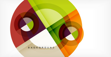 Obraz premium Wektorowy okręgu abstrakta tło