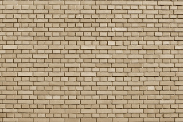 Almond Buff colored brick wall background