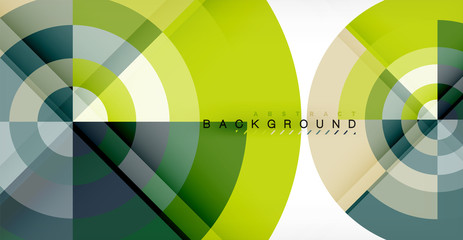 Obraz premium Vector circle abstract background