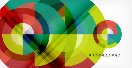 Obraz premium Wektorowy okręgu abstrakta tło