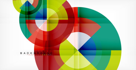 Obraz premium Wektorowy okręgu abstrakta tło