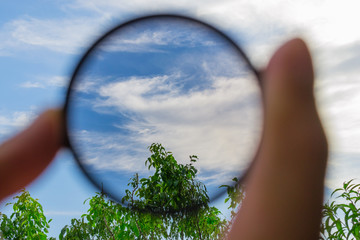 polarizing filter for the camera