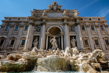 Fototapeta na wymiar Roma, Fontana di Trevi