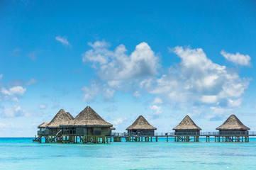 Paradise view of Rangiroa atoll, French Polynesia
