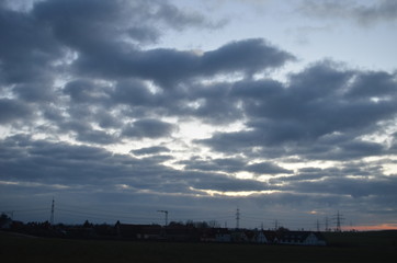 Fototapeta premium evening sky