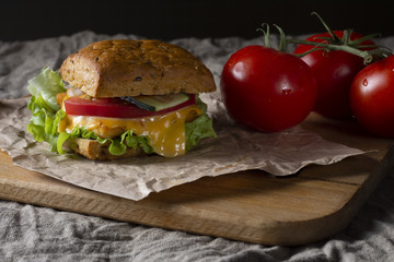 Delicious craft burger!