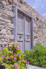 Vieille porte dans la Forteresse Kales à Ierapetra en Grète - Grèce