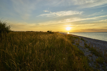 NSG Strandseenlandschaft bei Schmoel, zwischen Schmoel und Hohenfelde an der Ostsee, Kreis Plön, Probstei, Schleswig-Holstein, Deutschland...