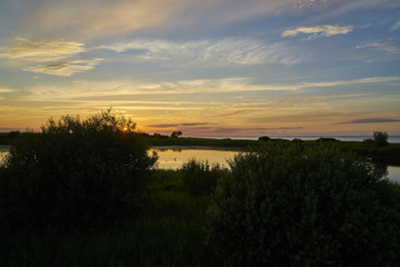 NSG Strandseenlandschaft bei Schmoel, zwischen Schmoel und Hohenfelde an der Ostsee, Kreis Plön, Probstei, Schleswig-Holstein, Deutschland...