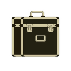 Travel bags, backpacks, cases, schoolbag flat isometric icons illustration. Set of illustrations for traveling, hiking, flying, resting, resting, study, vacation.