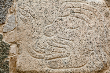 Petroglyphs or carved stones