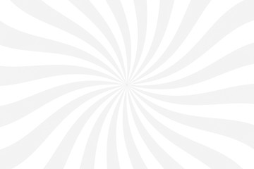 silver gray color radius background with swirl ray, white background 