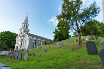 Church and cemetary