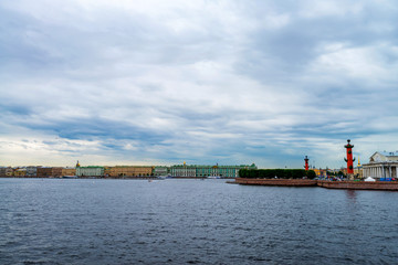 Winter Palace in St. Petersburg from river