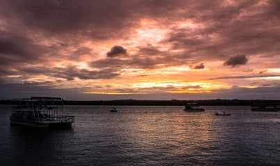 Fototapeta na wymiar SUNSET 