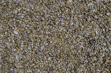 Pebbles on a sea beach pattern