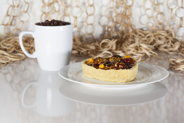 Mouth watering breakfast in a cozy and warm atmosphere with friendly colors