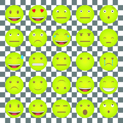 Smiley Set Transparent 