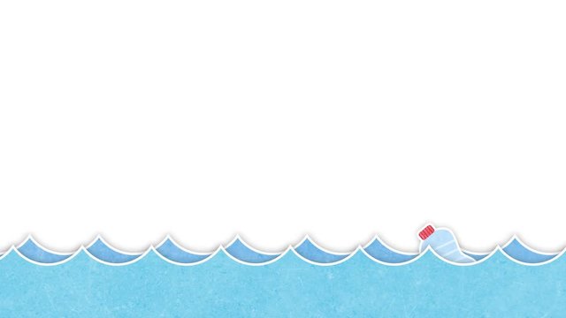 Meer Animation mit Plastikm&uuml;ll