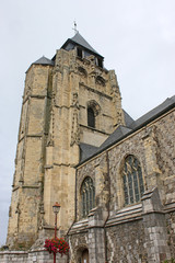 Fototapeta na wymiar Saint-Jacques Church, le Treport,France