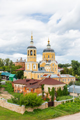 Fototapeta na wymiar Church Of Elijah The Prophet, medieval orthodox church in Serpukhov, Moscow region, Russia.