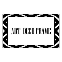 Naklejka premium Art Deco Frame