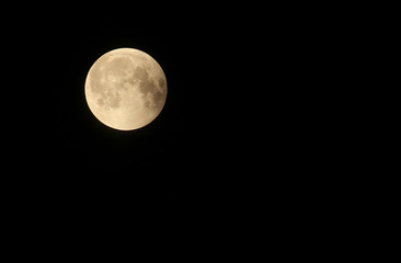 Lunar eclipse and blood moon