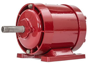Electric motor isolated on a white background