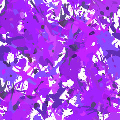 Obraz na płótnie Canvas Funky abstract color paint splashes seamless pattern