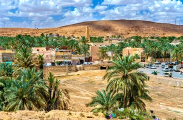 Deurstickers Ksar Bounoura, an old town in the M'Zab Valley in Algeria © Leonid Andronov