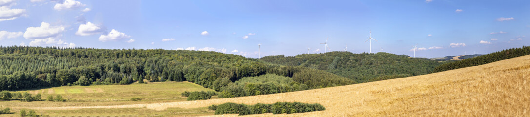 landscape  with wind generators