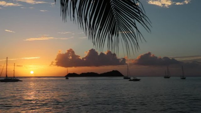 Coucher de soleil en Guadeloupe