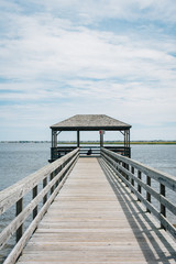 Pier in Somers Point, New Jersey.