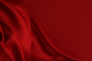 Smooth elegant red silk 