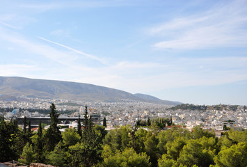 City view from acropolis