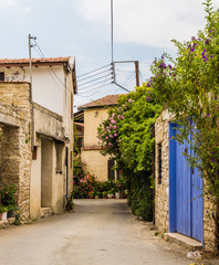 A view in the traditional village of Lania in cyprus.