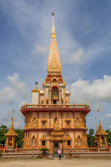 Fototapeta premium Chalong temple, Phuket, Thailand