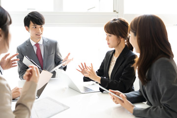asian business group meeting