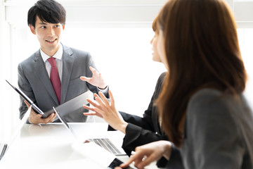 Fototapeta premium asian business group meeting