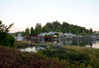 Fototapeta premium Beautiful Harbor and Bay of Ucluelet British Columbia Canada