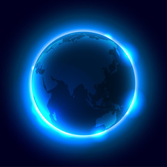 地球　夜空　宇宙　背景