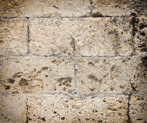 The old wall bricks texture.