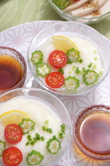 カジュアルな素麺ランチ