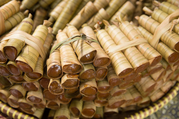 jenang or dodol. traditional indonesia