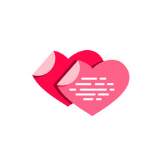 Fototapeta premium Love Letter Logo