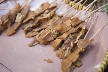 beef belly satay